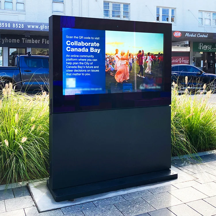 32 inch lcd digital signage display outdoor floor standing digital signage android outdoor digital signage and display video
