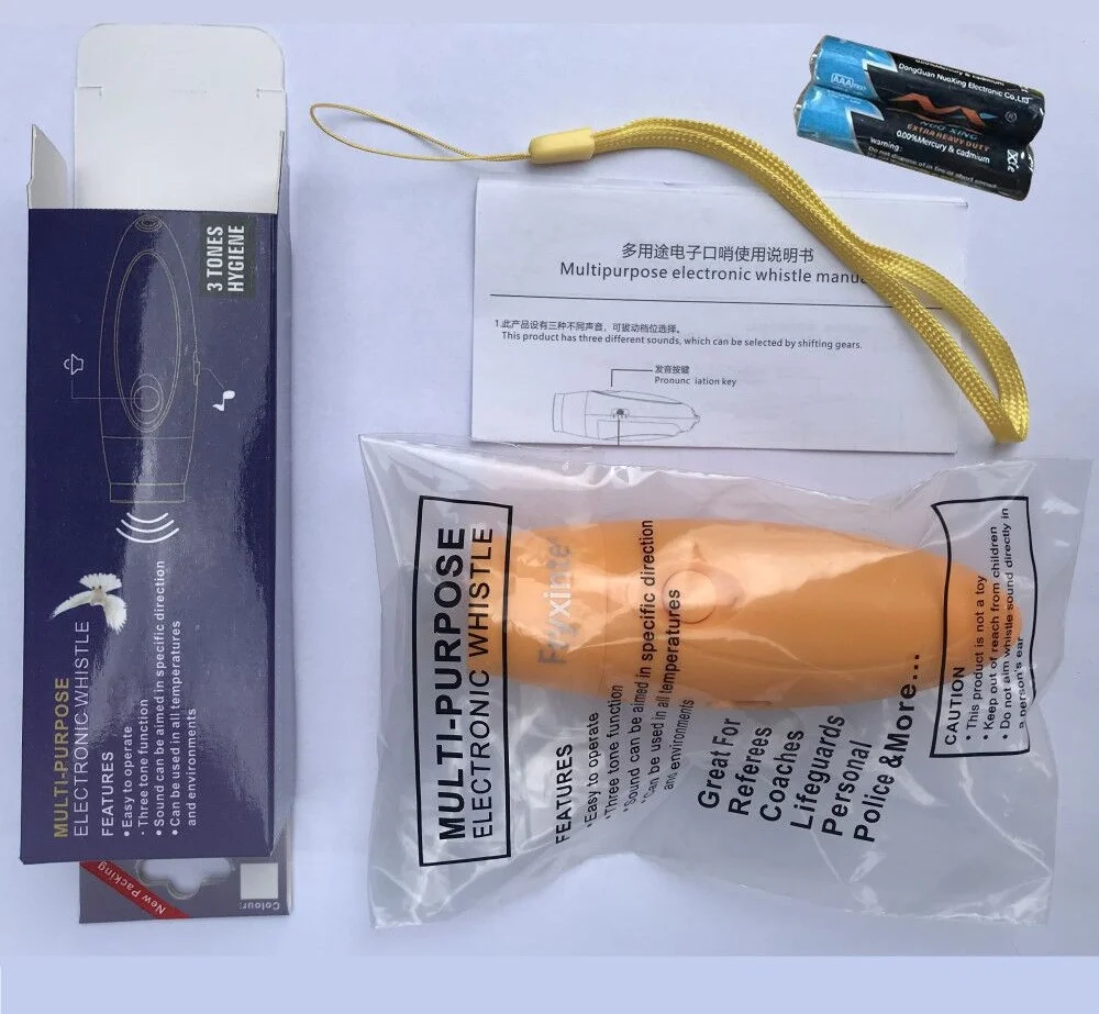 Wholesale Handheld Electric Dry Battery Whistle Referee Durable Sports Whistle Survival Whistle