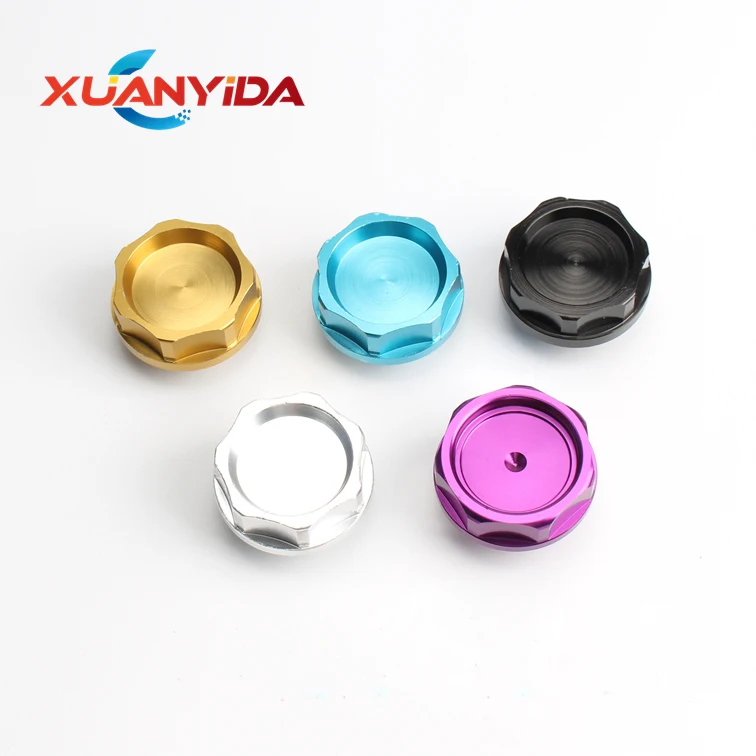 Best Seller Auto Car Accessories Oil Filler Cap Anodized Aluminum Tank Cover Engine Oil Cap For Sale
