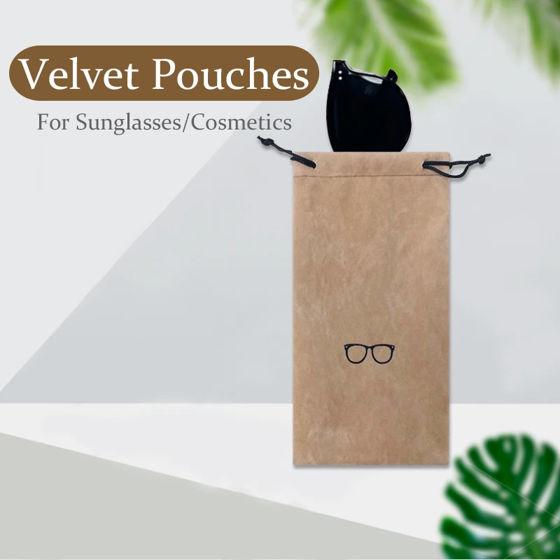 High Quality Wholesale Factory Outlet Velvet Good Looking Sunglasses Eyeglasses Pouch