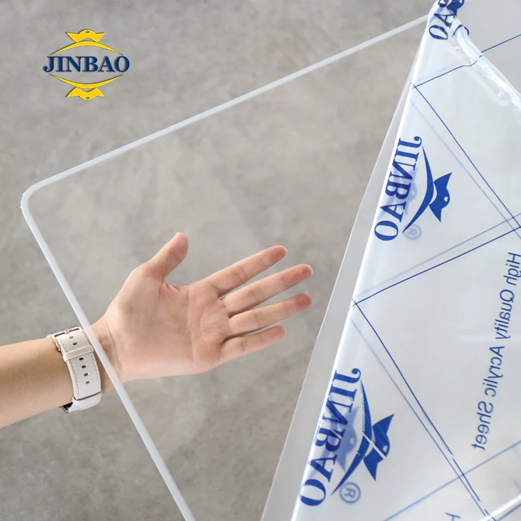 Лидер продаж с завода JINBAO, цветные прозрачные листы из литого акрила 2 мм, 3 мм, 5 мм, 6 мм, акриловые листы из ПММА, акриловые листы из ПММА на заказ