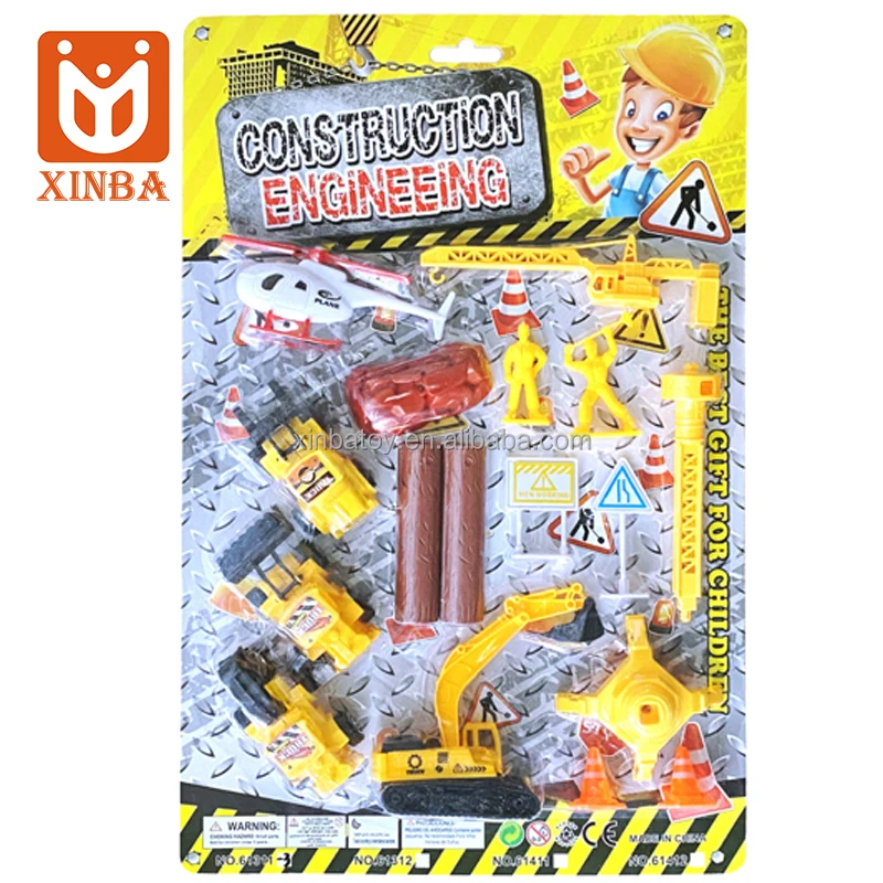 Оптовая продажа, модель, игрушечный пластиковый конструктор для малышей, набор грузовиков, другое оборудование для автомобилей, экскаватор, игрушка для маленьких мальчиков, детей