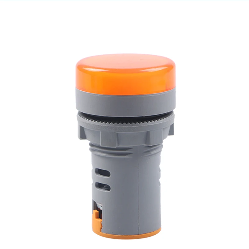 AD101-22TM 22mm 100A 50~500V AC Orange LED Indicator Digital Ammeter