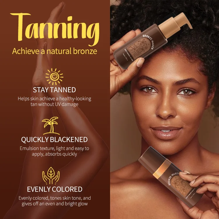 OBY Custom OEM ODM Dark Self Tanning Mousse Bronze Tanning Lotion Kit Private Label Vegan Tanning Mousse And Lotion Set