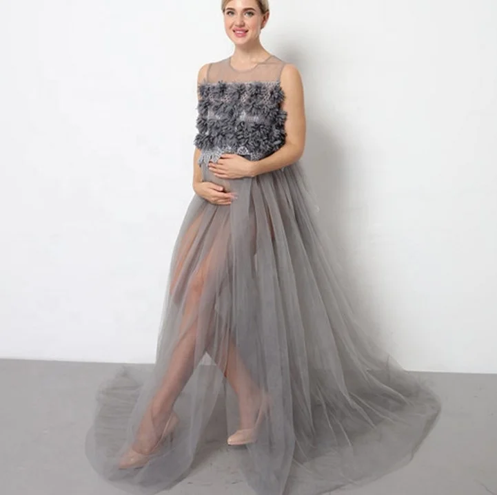 Новое Кружевное платье для беременных amazon платья для фотосъемки сексуальные элегантные платья для беременных для фотосъемки Одежда для беременных