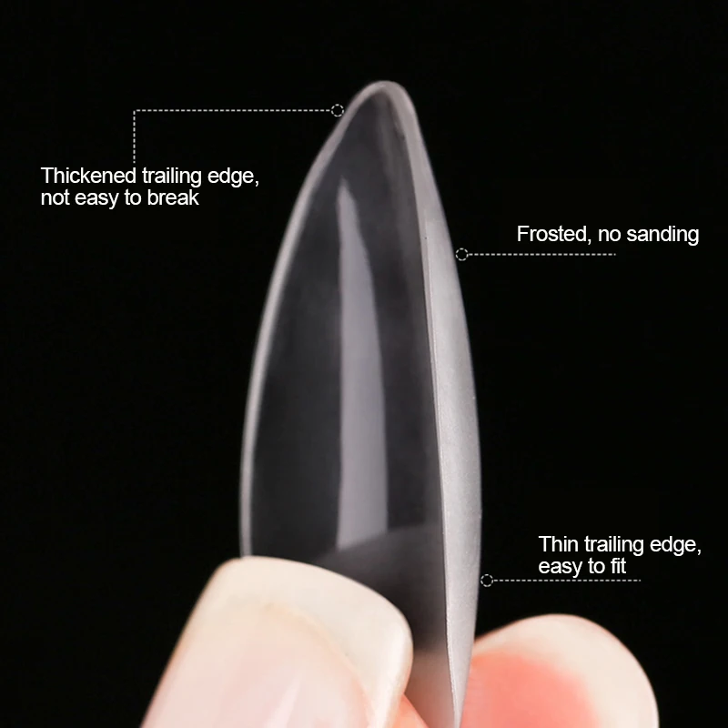 High Quality Full Cover Clear Detachable Private Label Soft Gel Gelly Nail Tip