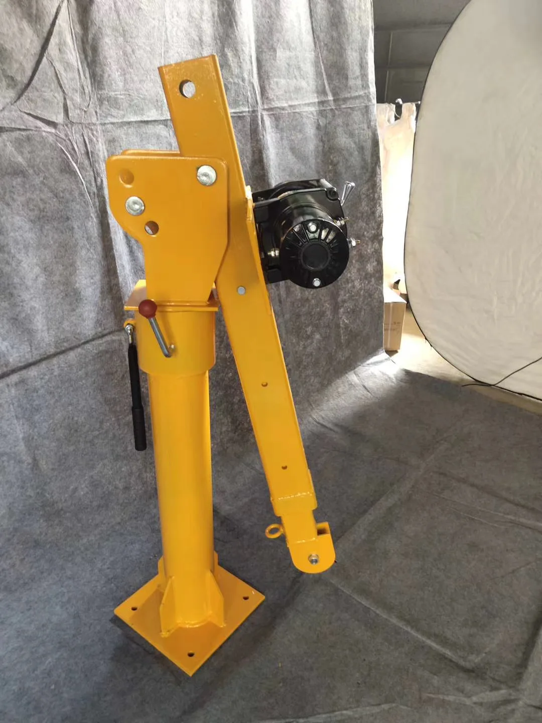 6000lbs electric winch 1000kg small pickup trailer vehicle mounted crane