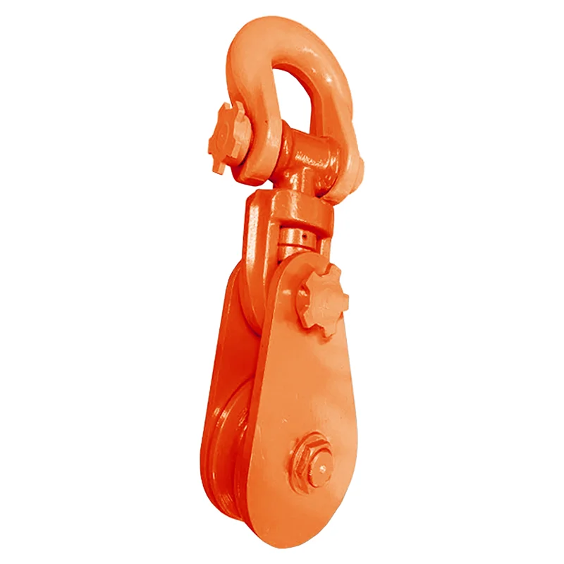 TOYO-INTL SBS Type Champion Snatch Pulley with shackle in SWL 2T - 20T