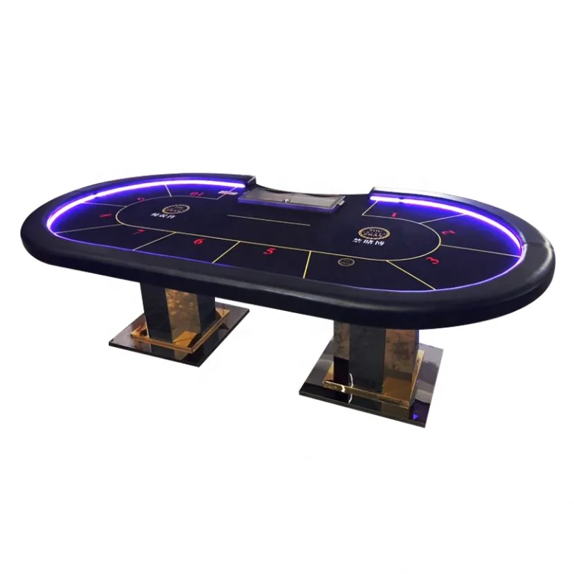 Стол для рулетки под заказ, черный домкрат, стол с чипами