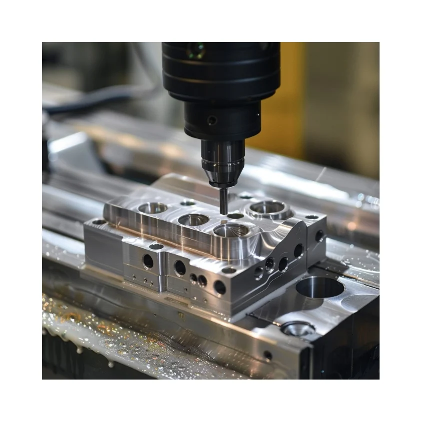 Custom CNC Machining of Motorcycle Parts Stainless Steel 3D Model Drilling & Broaching Micro Machining Metal