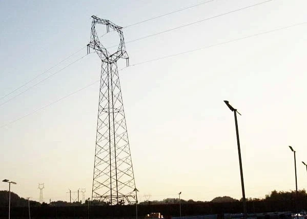 certificated 110KV electrical pylons transmission tower