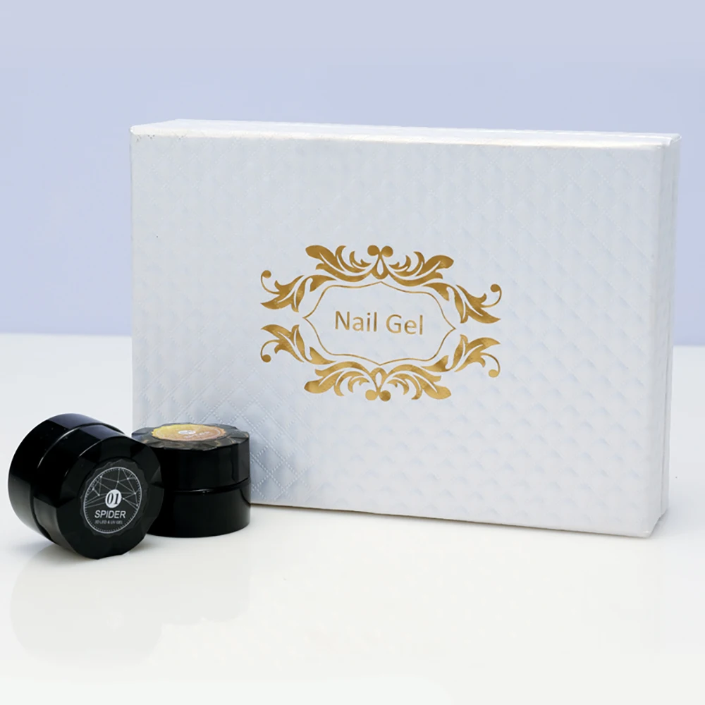 Hanyinails Wholesale 5ml Custom Private Label Cheap UV Gel Polish Paint Led Art Color Spider Nail Gel Set