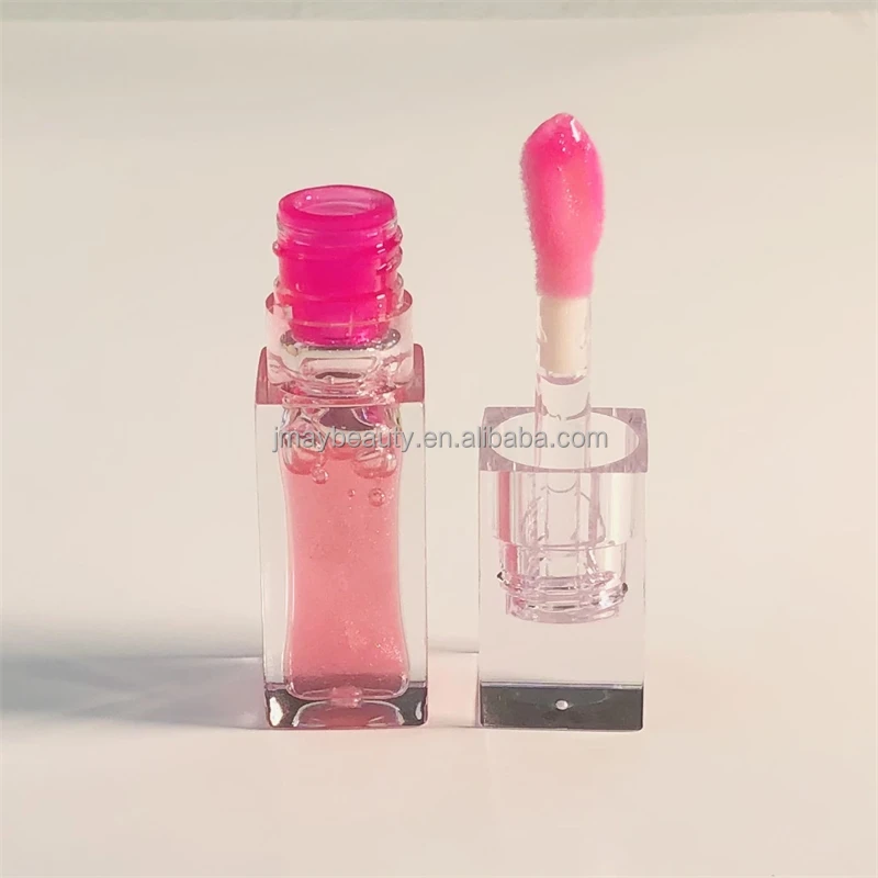 Hot Sale Temperature Change Colors Hydrating Cute Pink Private Label PH Lip Gloss Custom Logo Vegan Color Changing Lip Oil