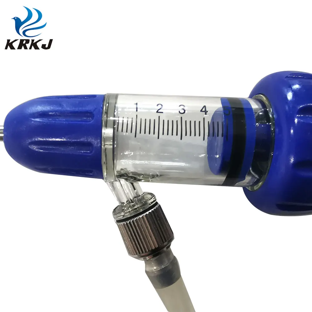 KD107 5ml Adjustable Automatic Veterinary Continuous Self Refill Livestock Syringe for Pig Sow