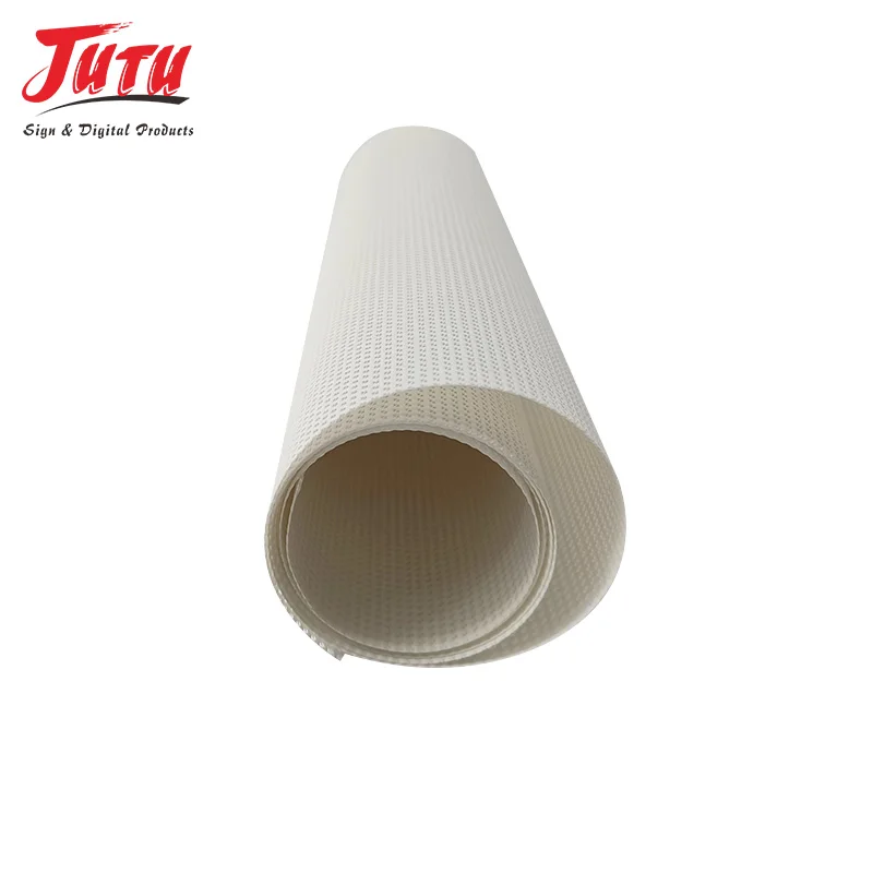 Digital Printing Advertising Material High Quality Mesh PET PVC Black White Banner Roll