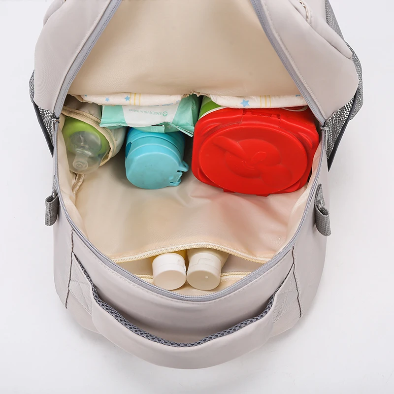 Good Price Waterproof Designer Custom Nylon Insulated Multifunctional Travel Large Capacity Stroller Organizer Diaper Bag