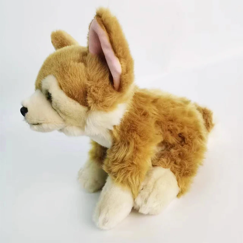 Realistic Border Collie Dog Animal Plush Toys Stuffed  Puppy Husky Pug  Shiba Inu Samoyed Welsh corgi with stock