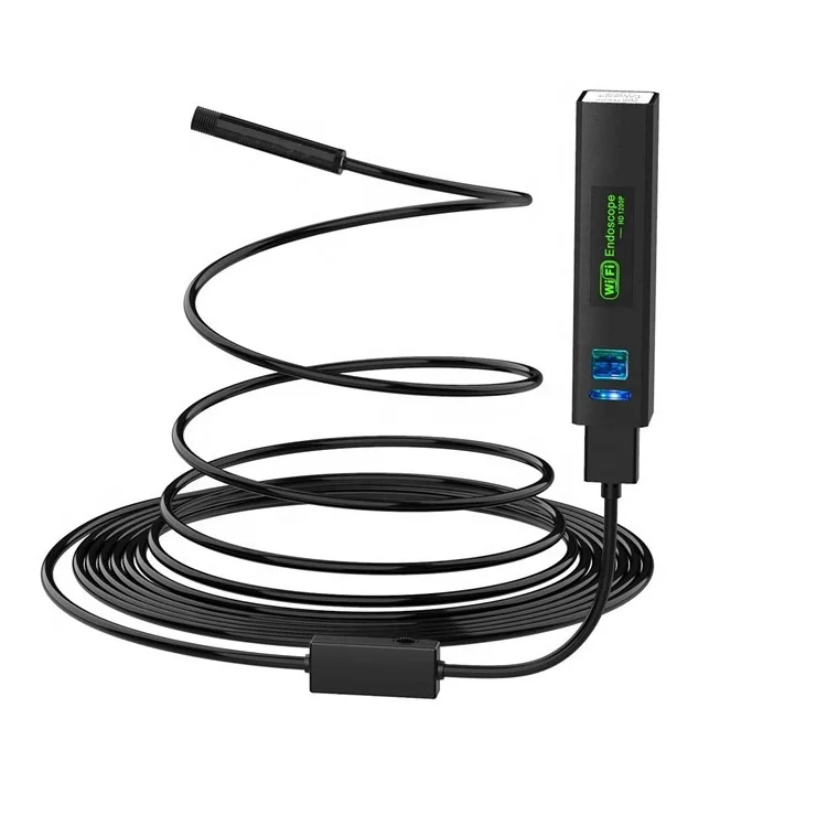 
Portable 1200P Wifi Borehole Drain Sewer Boroscope Industrial Endoscope Pipe Pipeline Inspection Camera 
