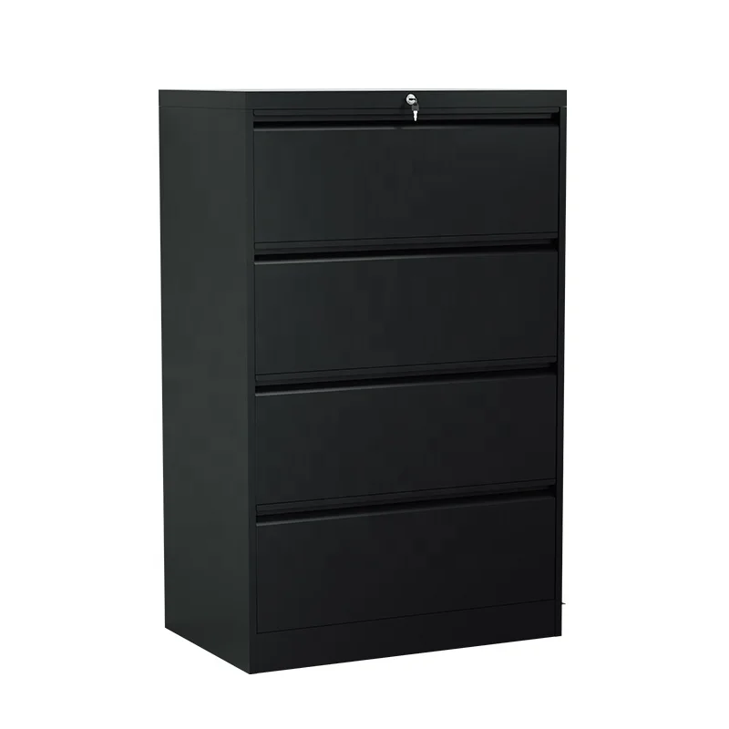 Офисный шкаф для бокового наполнения, металлический 2/3/4 широкий ящик, шкаф для хранения, стальной шкаф для хранения