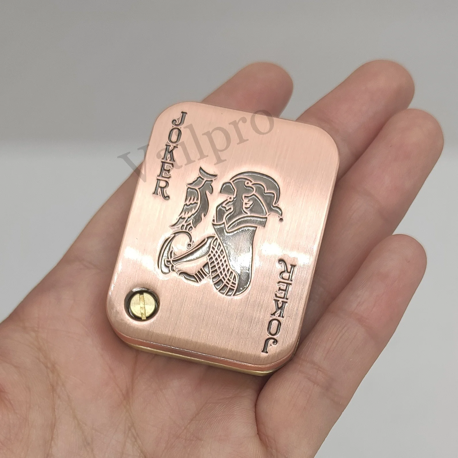 2025 новый дизайн лидер продаж покерная карта тактильная игрушка edc металлический магнитный Джокер фиджет-слайдер для снятия стресса