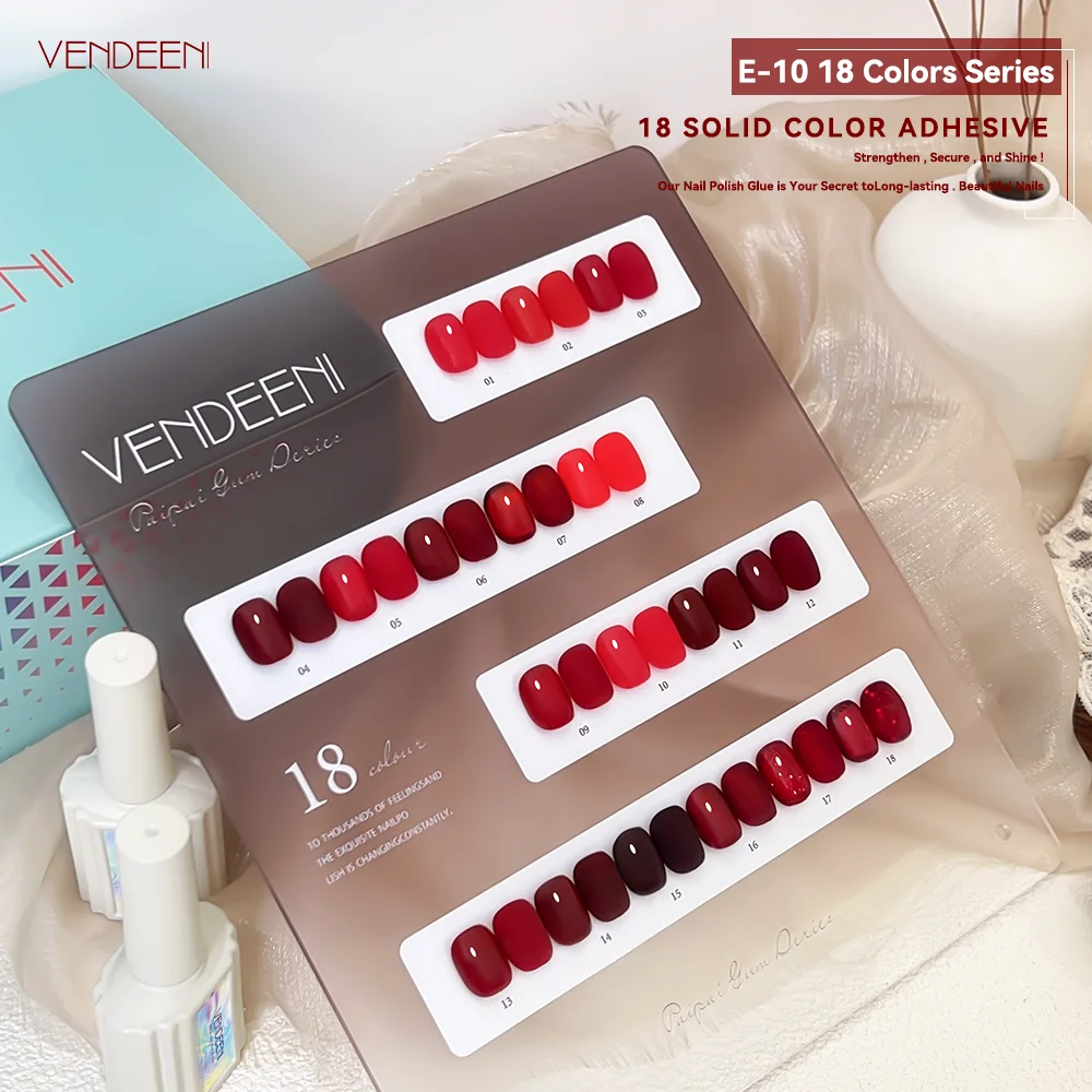 Гель-лак для ногтей 18 однотонных цветов