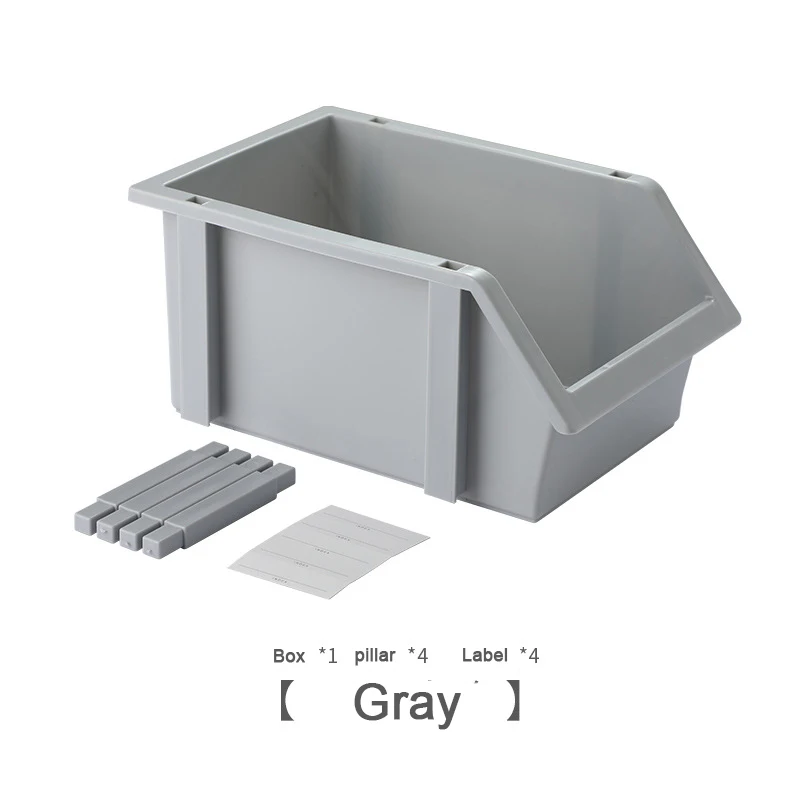 Stackable Plastic Desktop Organizer For Tool Book Toy Stationery Rack Combination Storage Basket