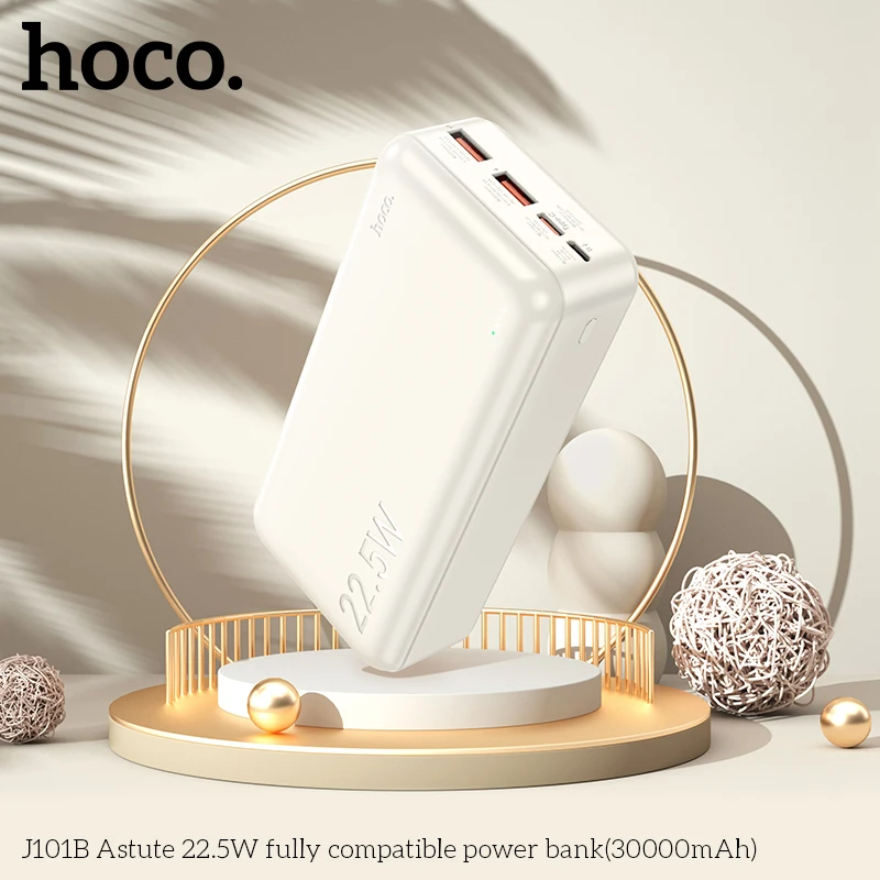 HOCO 30000mAh 22.5W Portable External Battery Phone Charger Power Bank