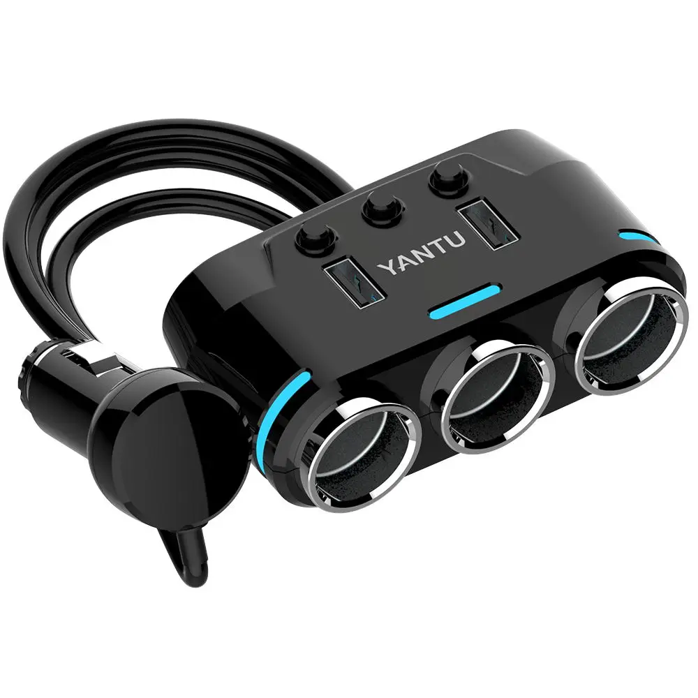 Новое водонепроницаемое автомобильное зарядное устройство YANTU с USB разъемом B39 популярный Проводной адаптер хорошего качества для автомобильного прикуривателя