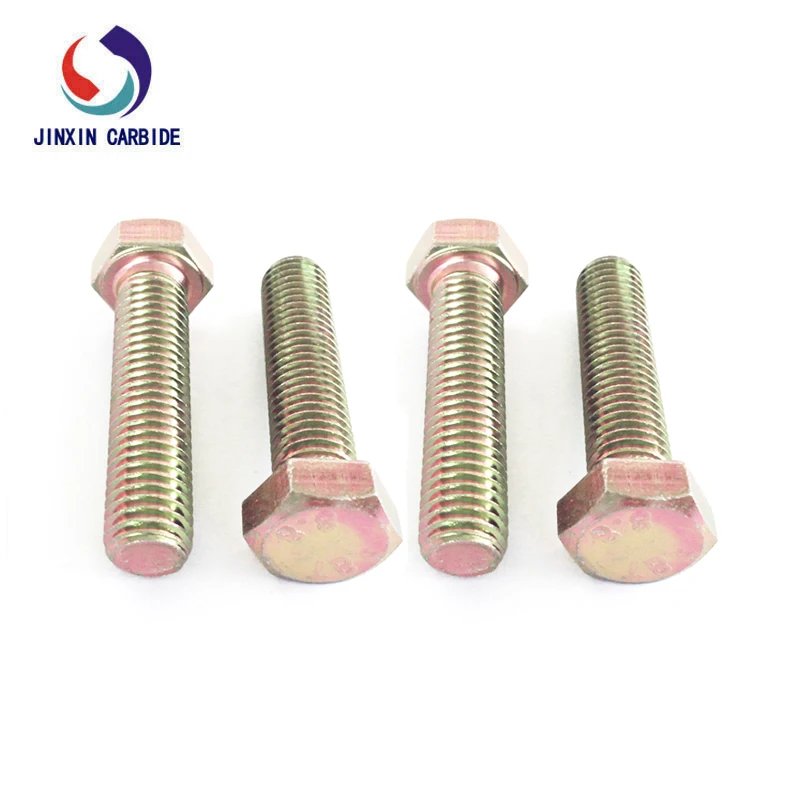 Durable Color Zinc Plated Hex Bolts with High-Strength and Corrosion Resistance