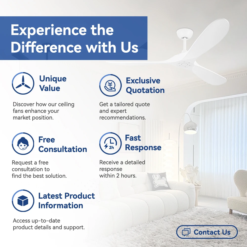 60' White Ceiling Fan without Light, Reversible Brushless DC motor, Modern Wood Ceiling Fan with Remote for Bedroom Living Room