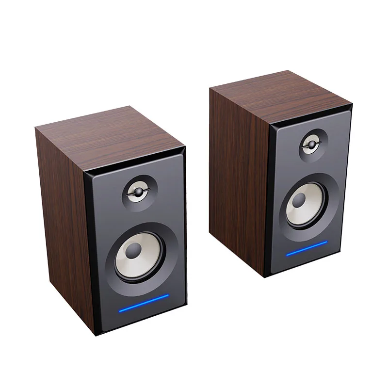 Professional 2.0 Channel Powered Hifi Bookshelf Speakers Studio Monitor Speaker