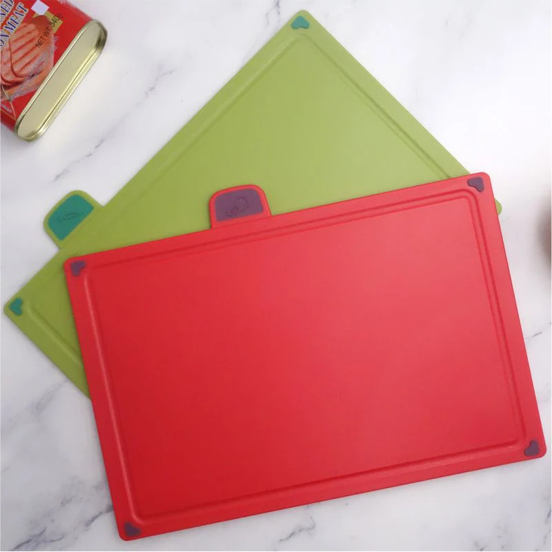 Top Selling Products 2023 Plastic 4PCS Chopping Board With Storage Stand Cutting Board Set for Fish Meat Vegetable Chopper Block