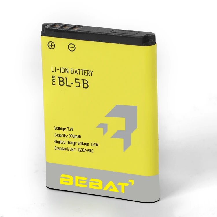 Китайская фабрика OEM оптовая продажа 800mah 3,85 V аккумулятор телефона для Nokia BL-5B
