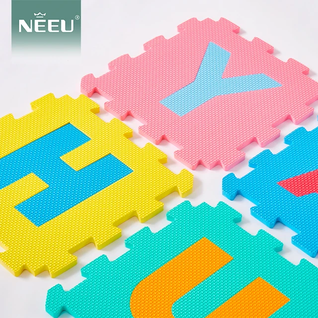 Alphabet ABC Floor Play Mat for Ages 3+ (Foam Puzzle Play Mat)