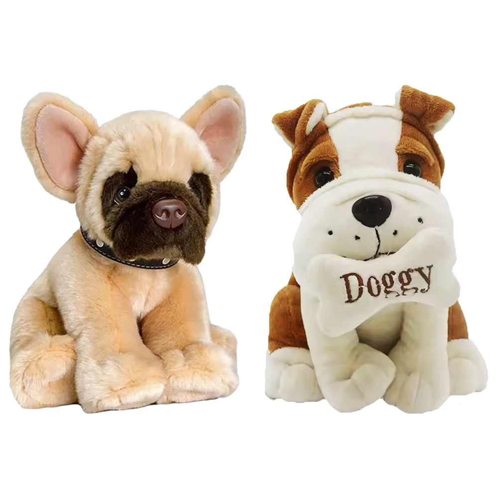 Lovely Stuffed Animal Toys French Bulldog Toys Wholesale Plush Bulldog Toys Custom Mascot Plushies