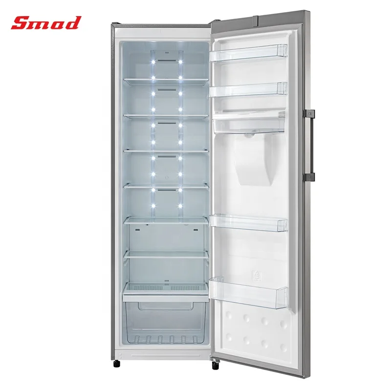 260L no frost vertical upright single door freezer with twist ice maker