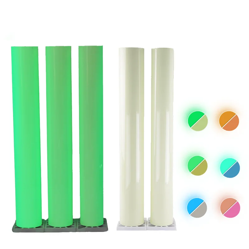MANCAI Night Luminous Film Green Color Printable Luminescent Glow in The Dark Vinyl Sheeting for Exit Signs
