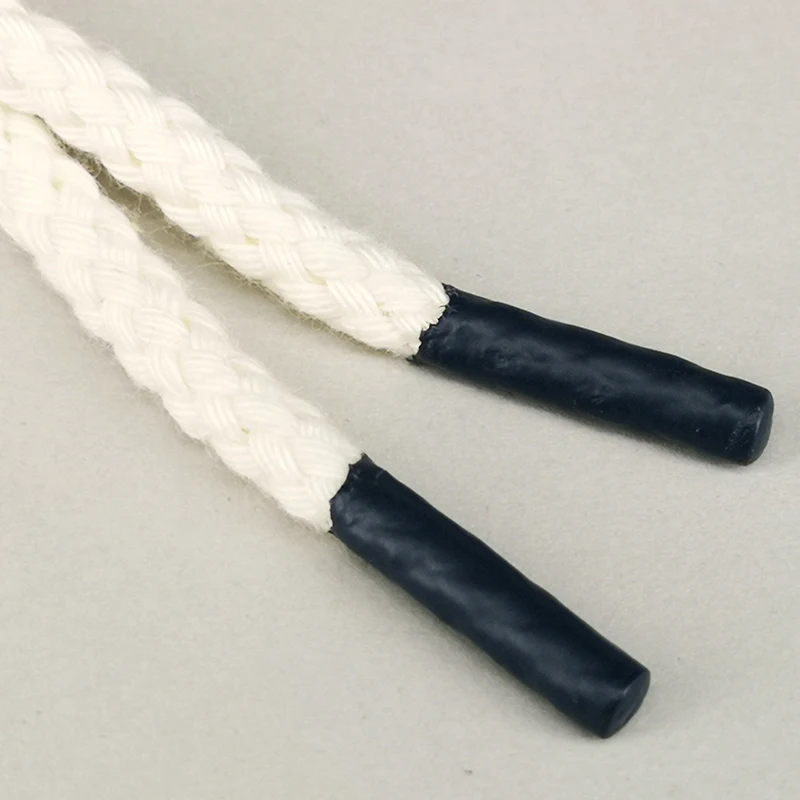 Braided Drawstring Cord Man Garment Lace Fabric Cotton Round Braid Color Nylon Rope