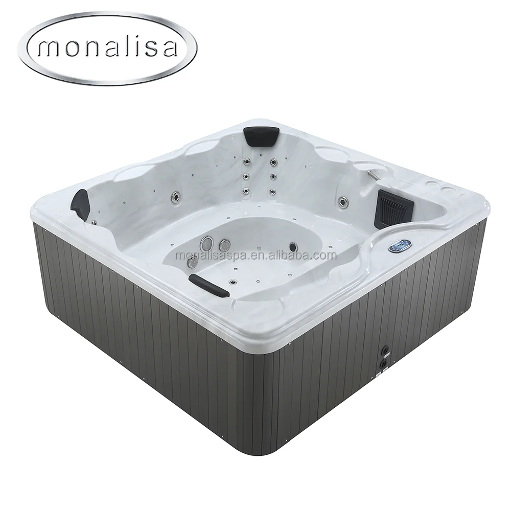 Acrylic Massager Modern Rectangle Freestanding LX Water Pump Bath Tub Spa Pools Whirlpool 2023 Cheap Luxury Outdoor 5 Seats