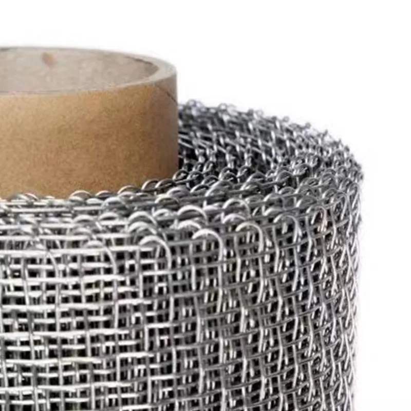 0.7mm x 2.5mm opening plain 8 mesh AISI316L stainless steel wire plain weave wire mesh with Platinum coating for catalyst