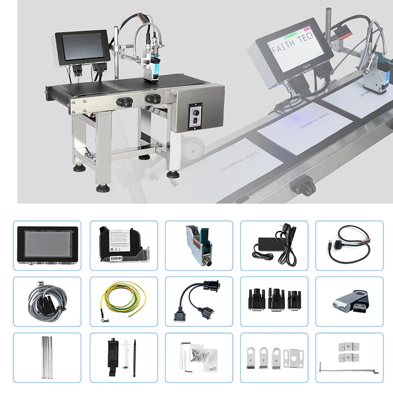 Easy To Operate Multi Language Continuous Online Automatic Tij Printer Marking Printing Machine