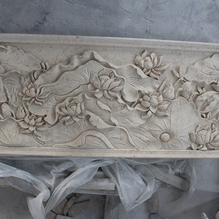 
Factory Supplier Home Decoration Exterior Wall Marble Carving Relief 