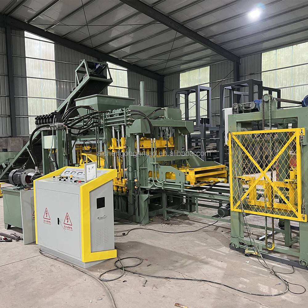 Aichen QT4-15 cement brick machine making automatic paver making machine automatic block making machines brick