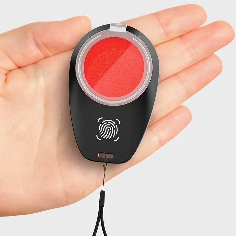 Manufacturer Signature Plastic Inkless Black Fingerprint Ink Pad with Lock