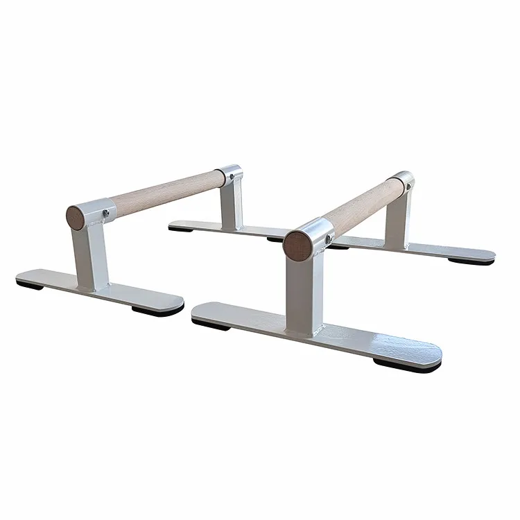Home Fitness Gym Equipment Wooden Upside Down Parallette Bars Parallel Push Up Bars