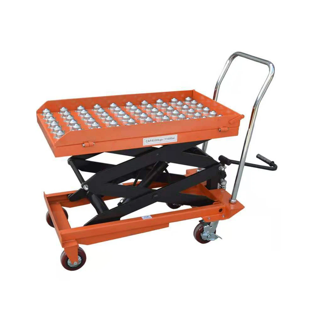Central Hydraulics Scissor Lift Roller Shear Electric Table Lift