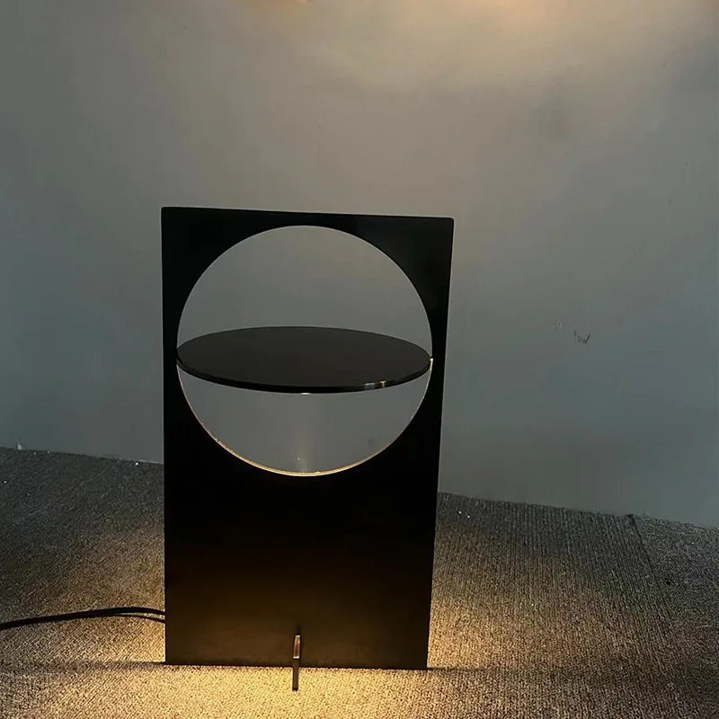 Lumind Sunset atmosphere lamp medieval vintage stainless steel random pattern adjustable Bauhaus modern designer floor lamp