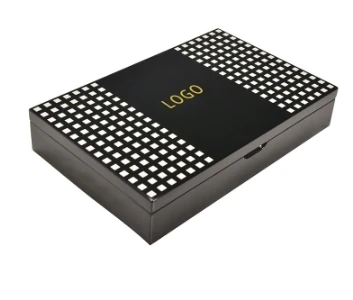 Customized High-End Large-Capacity Cigar Box Exquisite Pine Wood Storage Lacquer Cabinet Solid Wood Cigarette