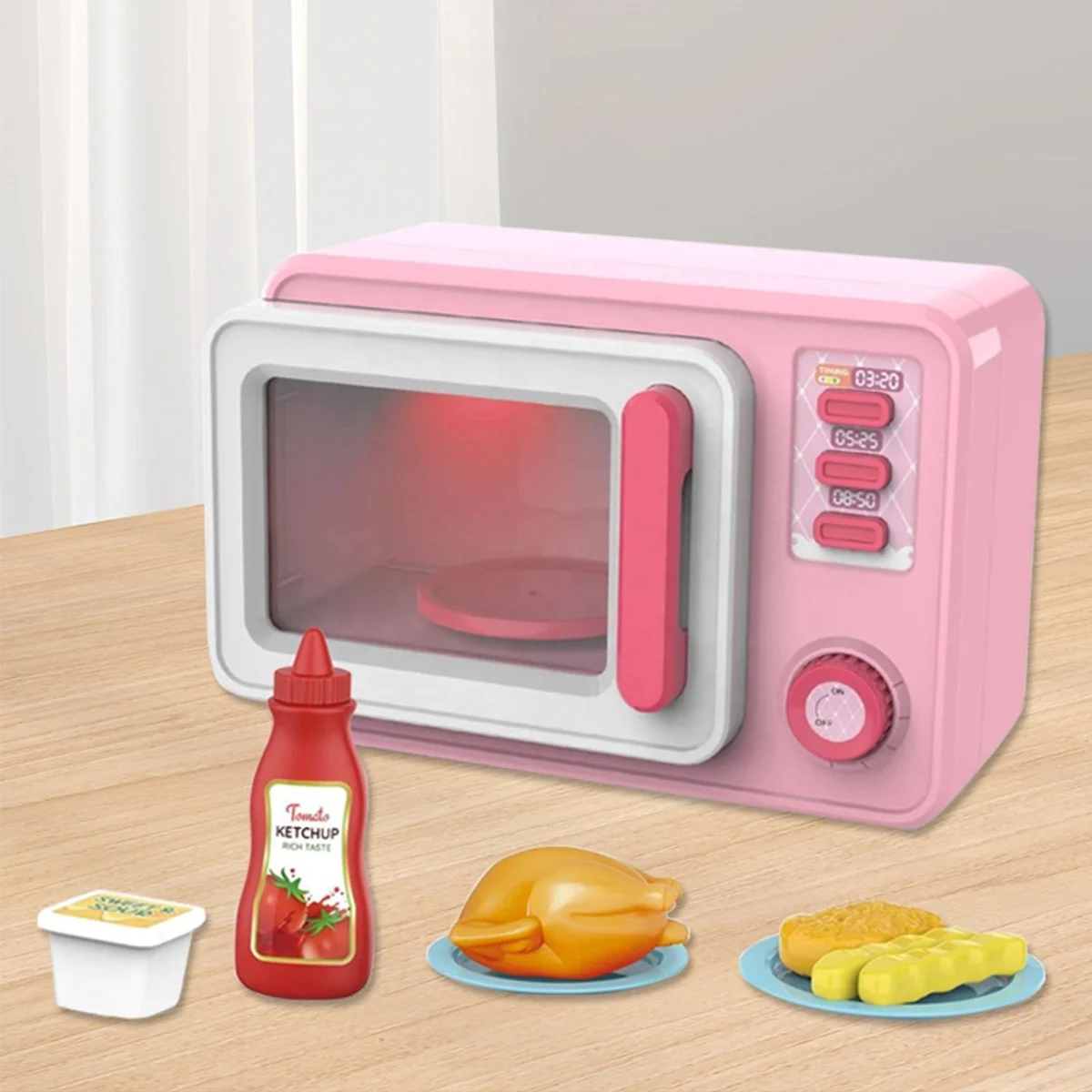 Hot Sale Simulation Mini Microwave Washing Machine Model DIY Best Pretend Toys Preschool Toys Kitchen Toys For 3+