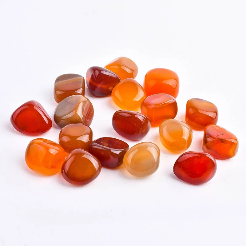 Natural Tumbled Crystal Crafts Crystals Healing Stones Natural Stone Gemstone Crystals Wholesale Bulk Banded Carnelian